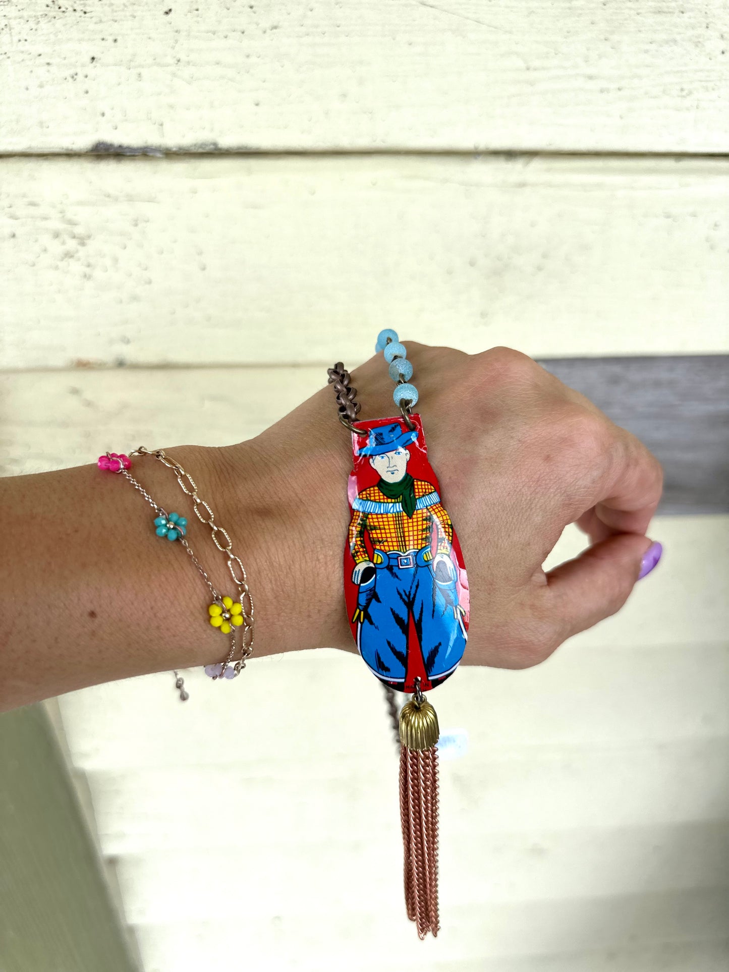 Tin Toy Necklace