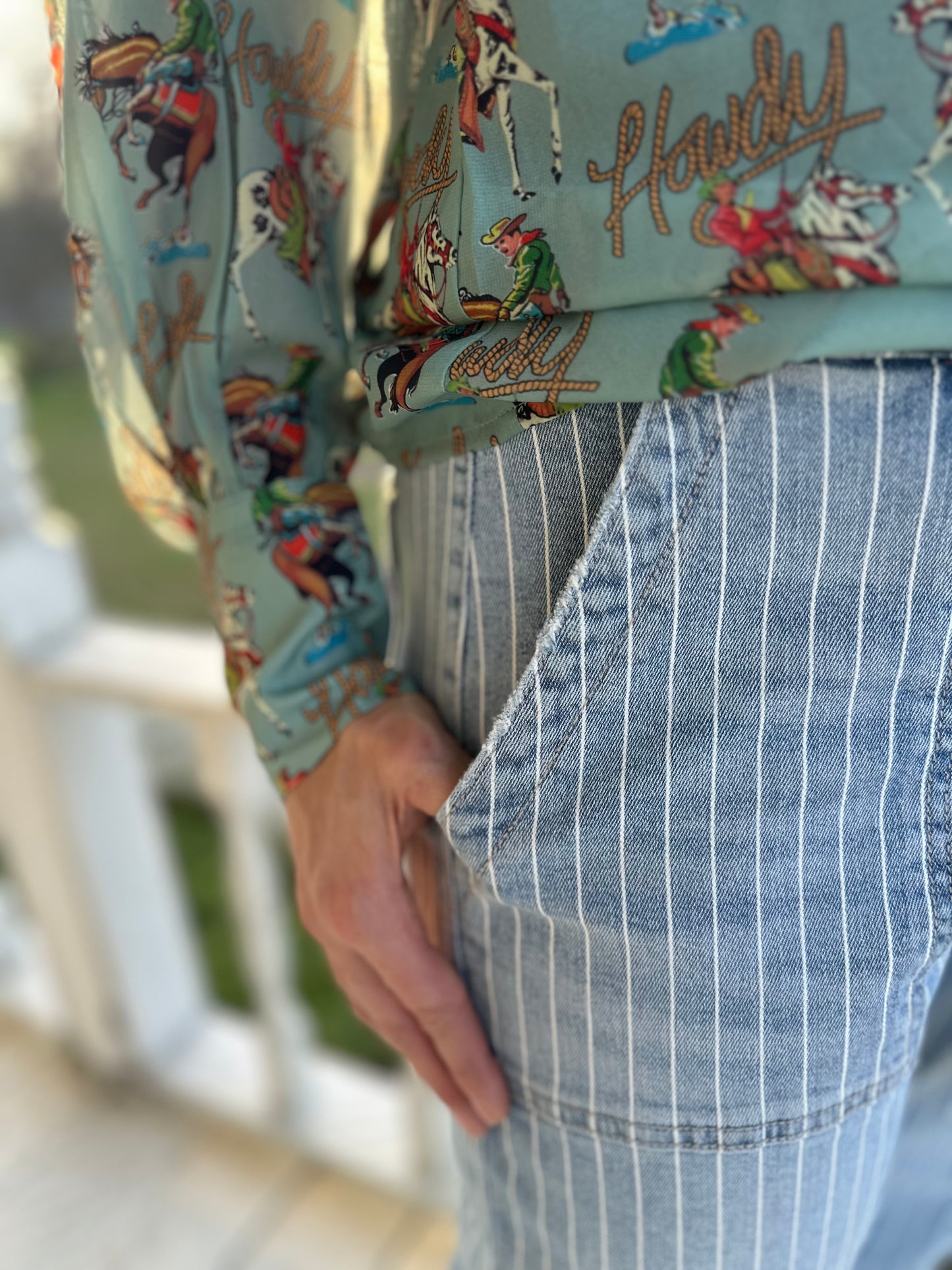 Pinstriped