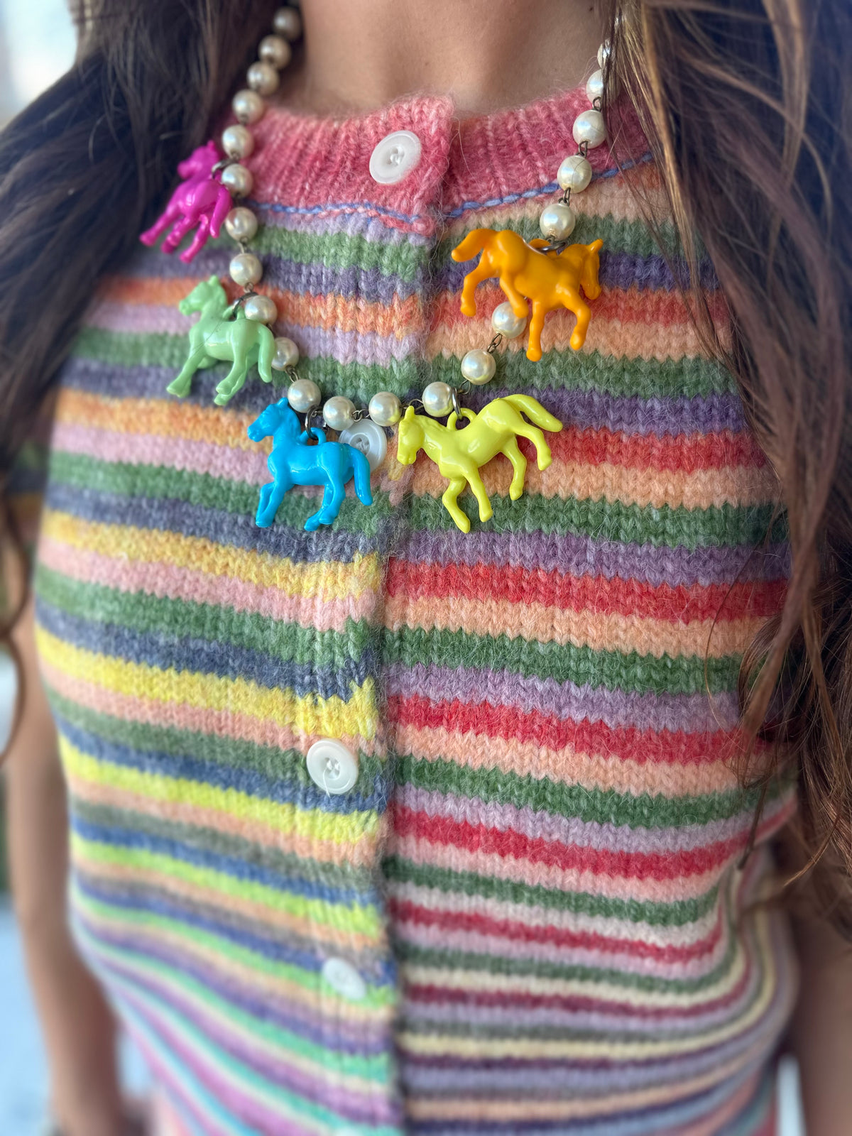 Rainbow Bright Sweater Vest