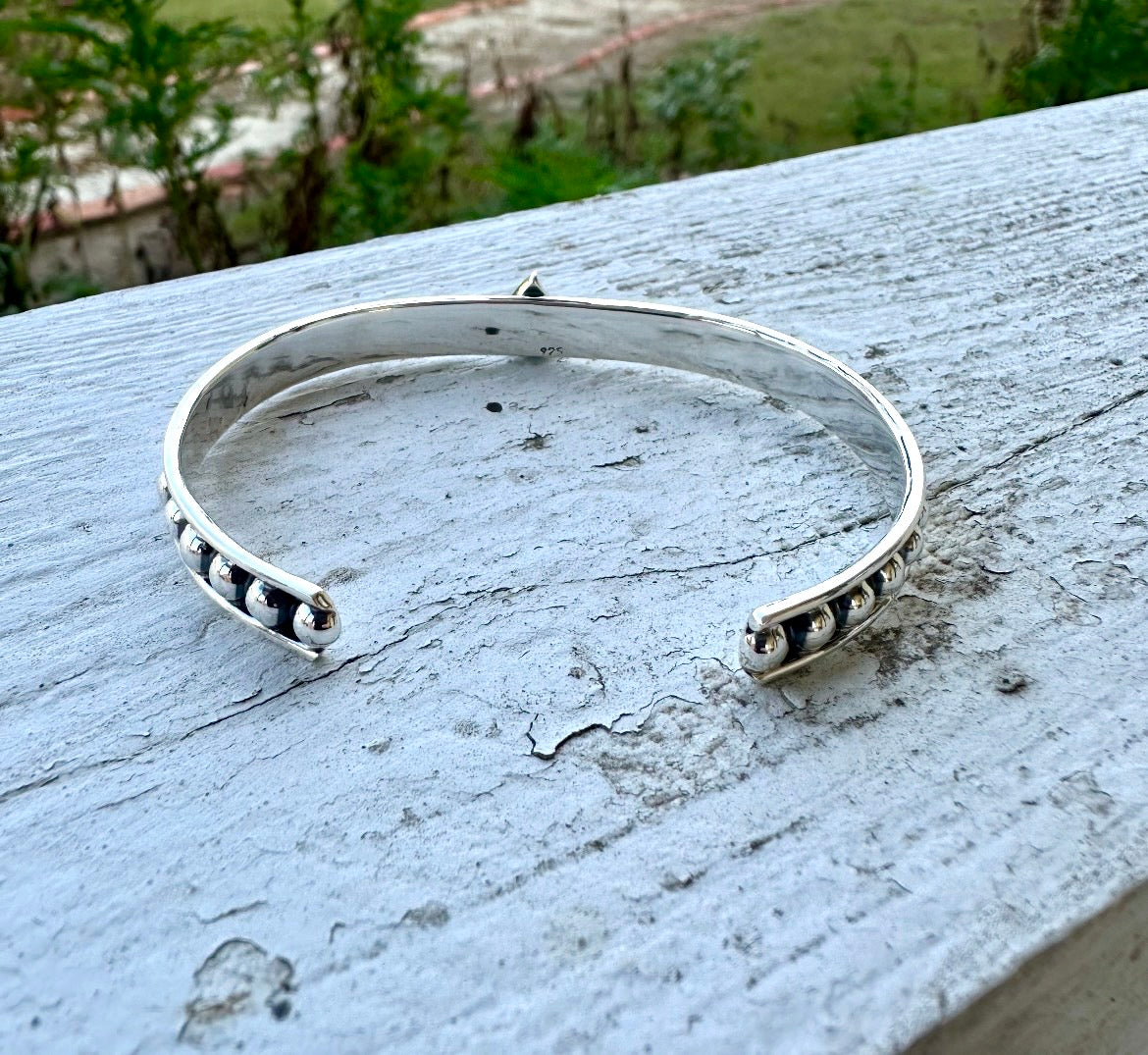 Turquoise Teardrop Cuff
