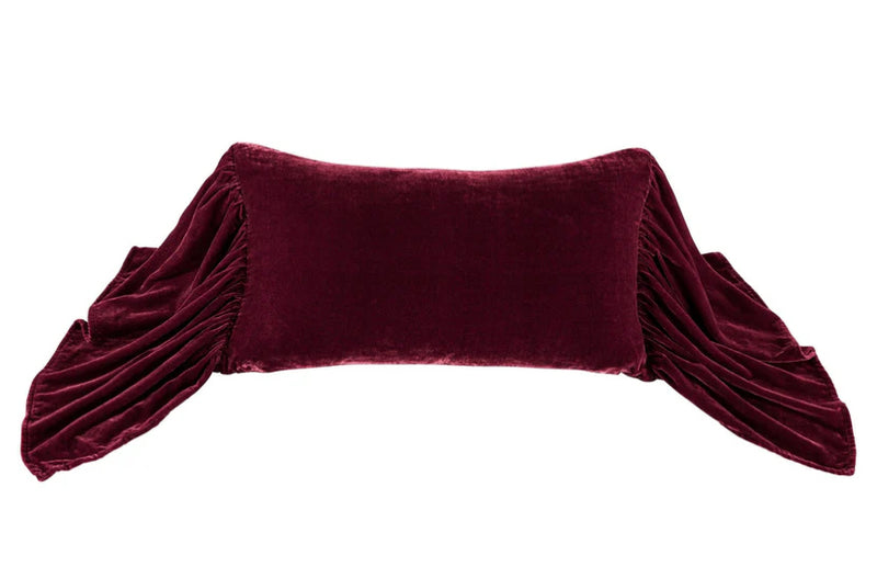 Stella Velvet Ruffled Pillow