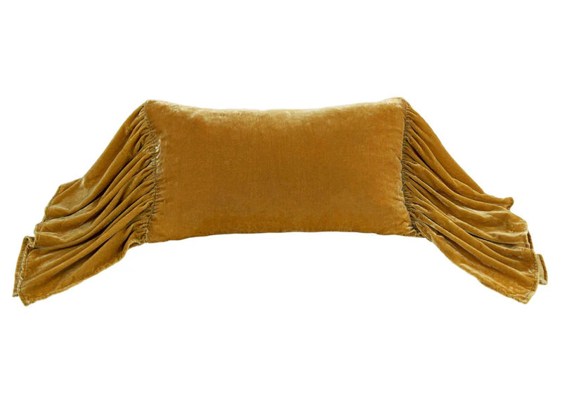 Stella Velvet Ruffled Pillow