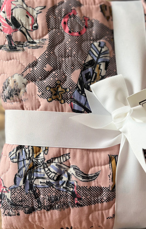 Cattle Drive Baby Quilt
